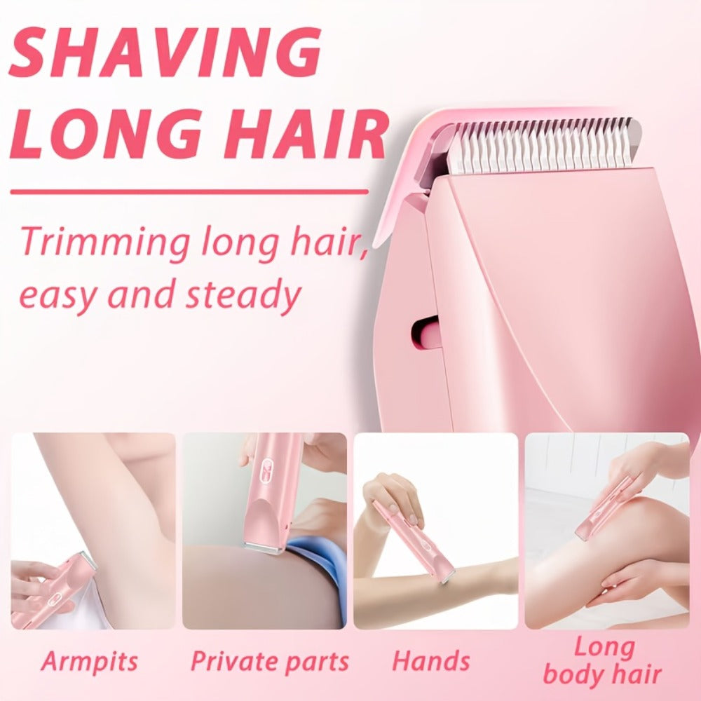 Electric Shaver 2-in-1 Women’s Razor and Bikini Trimmer with IPX6 Wet/Dry Use and USB Rechargeable Power — image 10