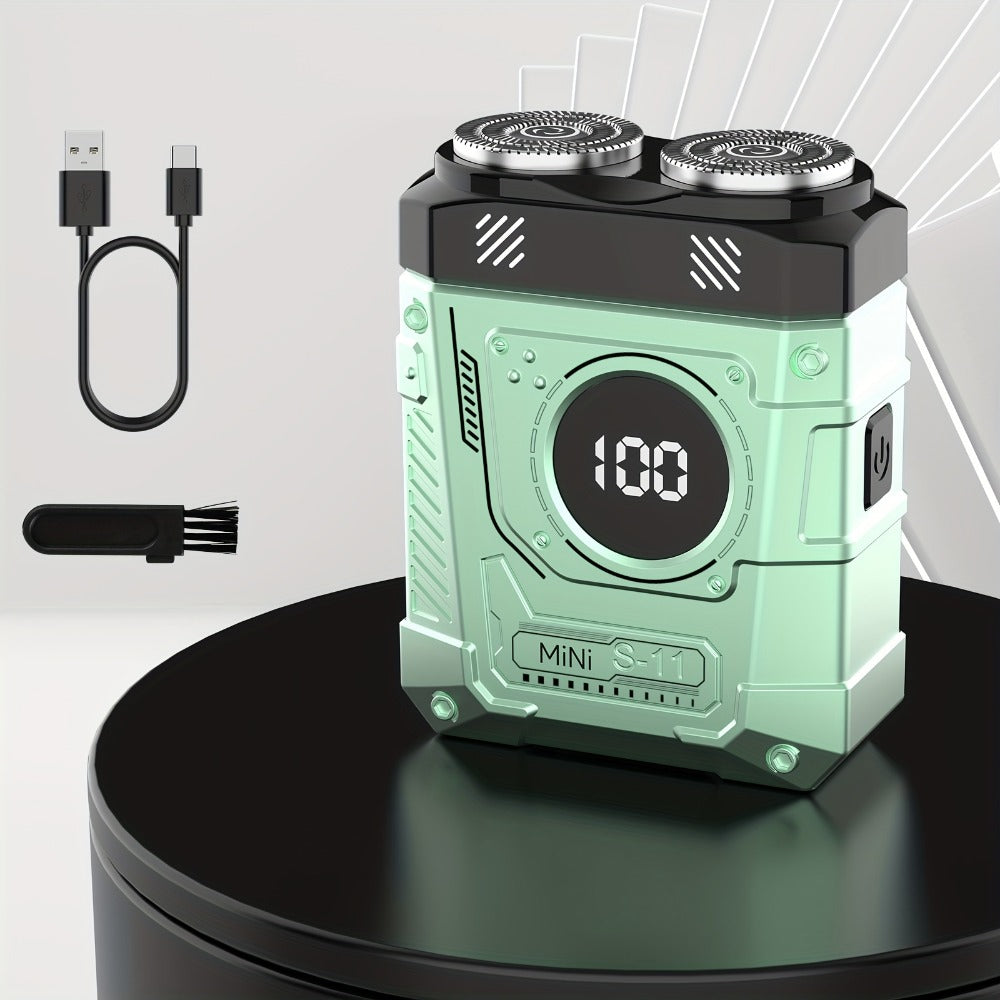 Electric Shaver Magnetic Dual-Blade Mini Razor with Two Speeds, USB Charging and Select Waterproof Options — image 13