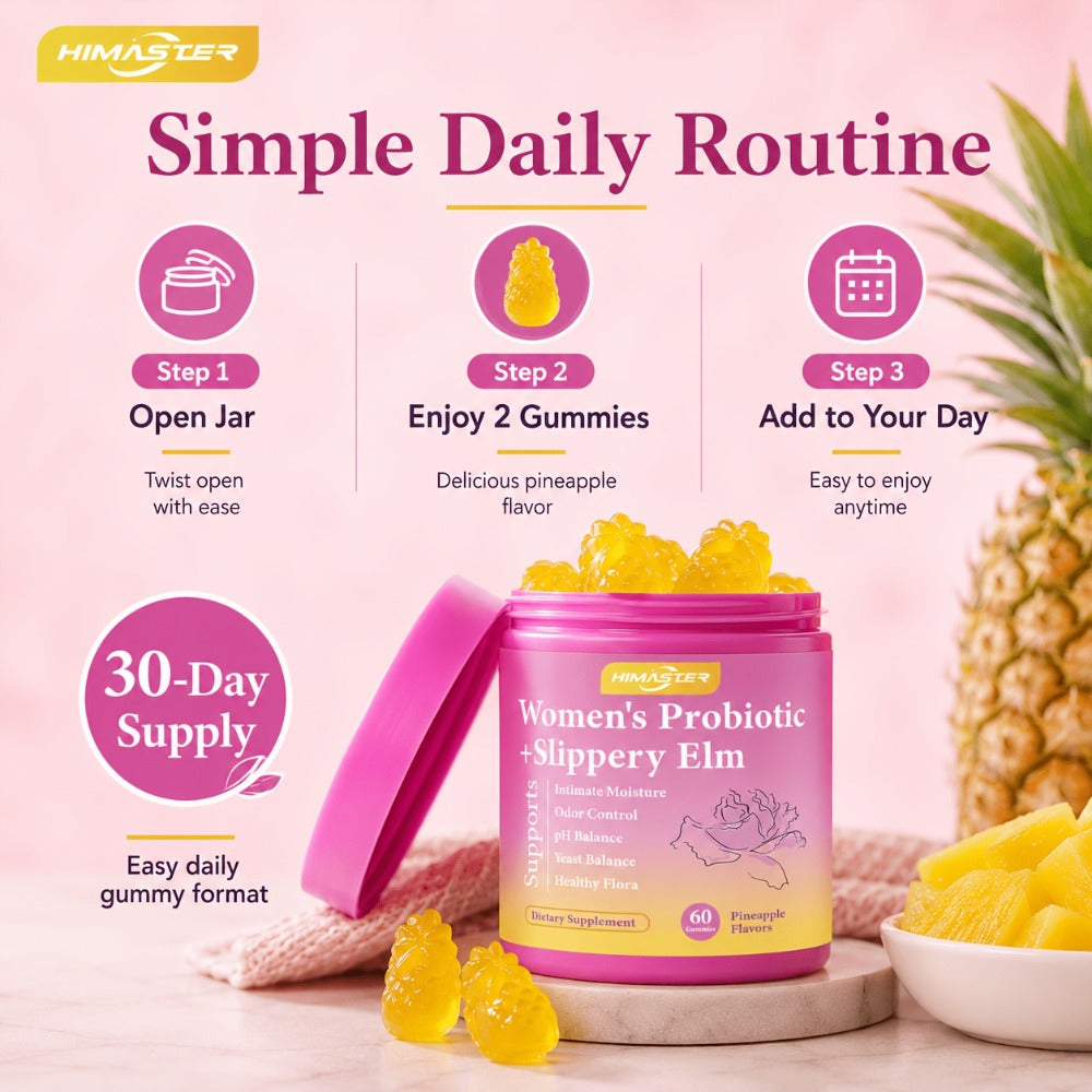 Women's Probiotic Gummies 60-Count for Vaginal Health pH Balance Feminine Wellness Gut Health & Immune Support — image 8