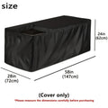 Deck Box Cover Heavy Duty Waterproof | Outdoor Storage Cabinet Patio — image 3