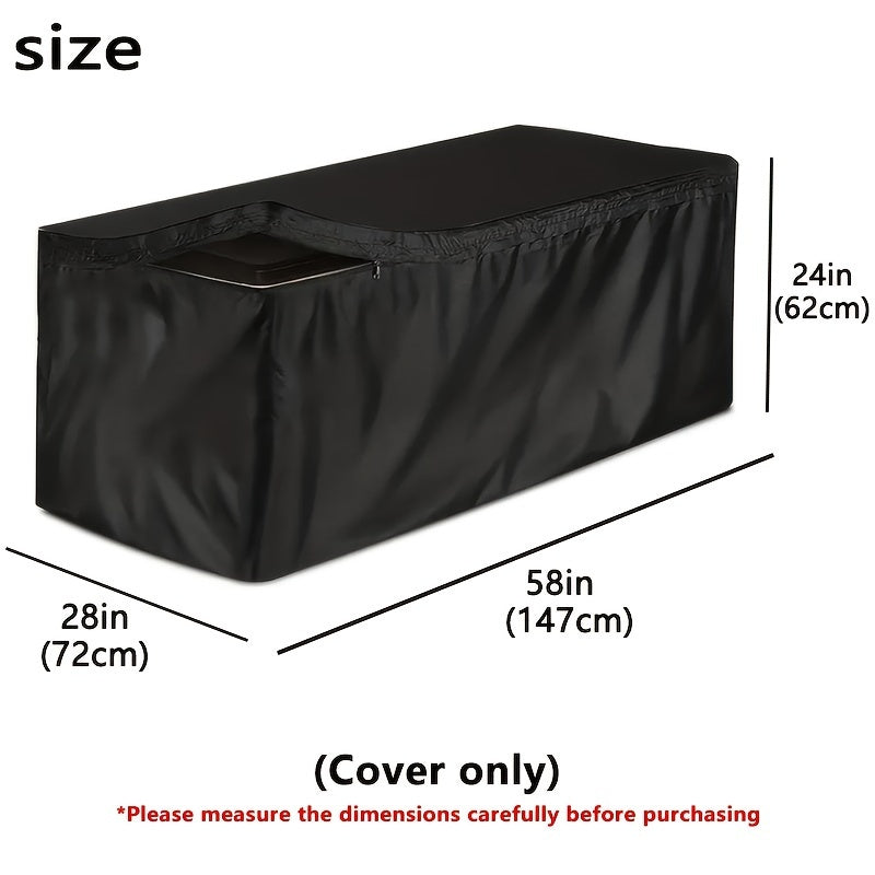 Deck Box Cover Heavy Duty Waterproof | Outdoor Storage Cabinet Patio — image 3