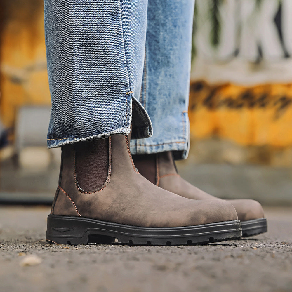 Chelsea Men's Leather Boots