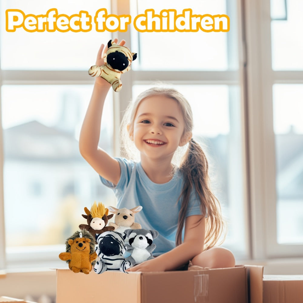 Stuffed Animal Mini Forest Animal Set with 12- or 24-Piece Pack Options for Party Favors and Prizes — image 13