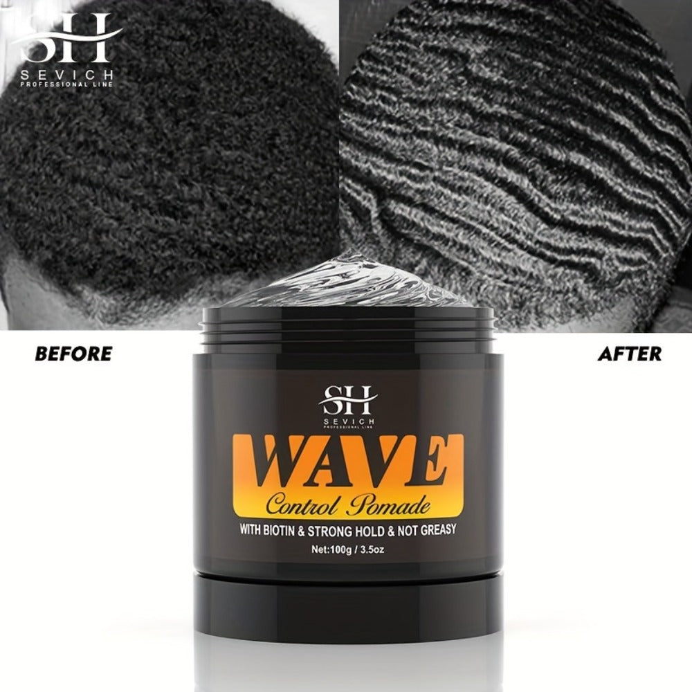 Wave Pomade Set for Men 360 Waves, Glycerin Formula Silky Shine, 4-Piece or 5-Piece Bundle with Silky Durag & Wave Brush — im