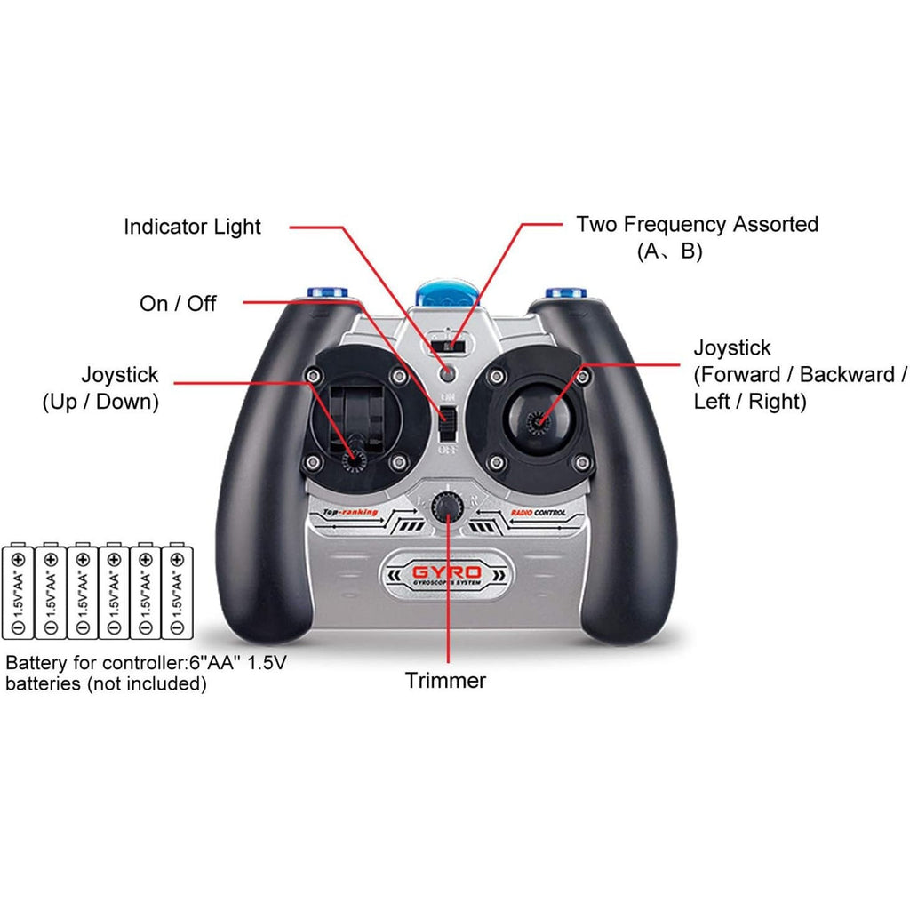 Syma S107G RC Mini Helicopter 3.5 Channel Infrared Gyro Stable Hover Indoor Remote Control Helicopter — image 4