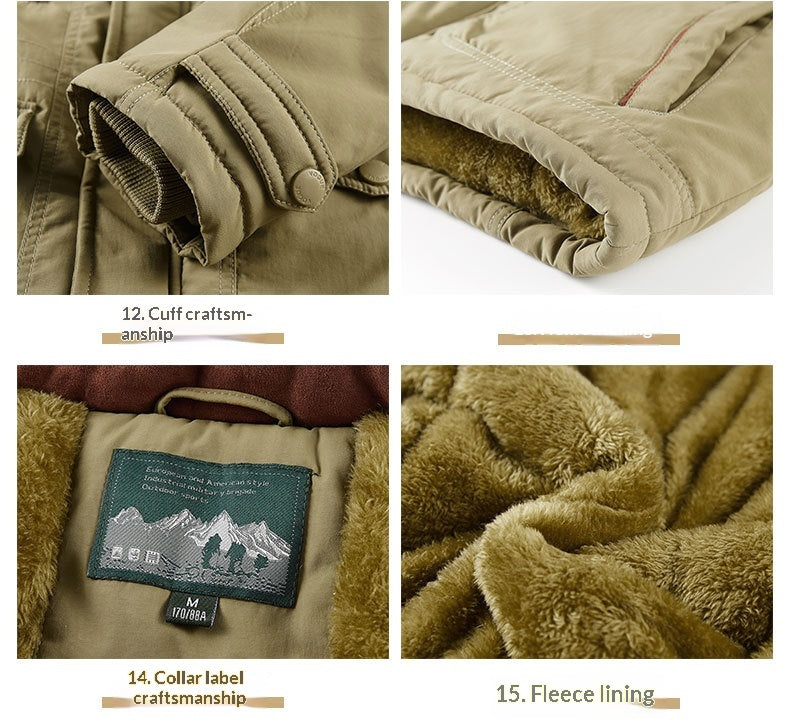 New Autumnwinter Mens Insulated Tactical Jacket