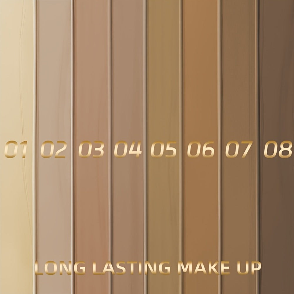 KAFURUX Liquid Foundation Two-Bottle Set with Pump Dispensers and Eight Matching Shade Pairs — image 2