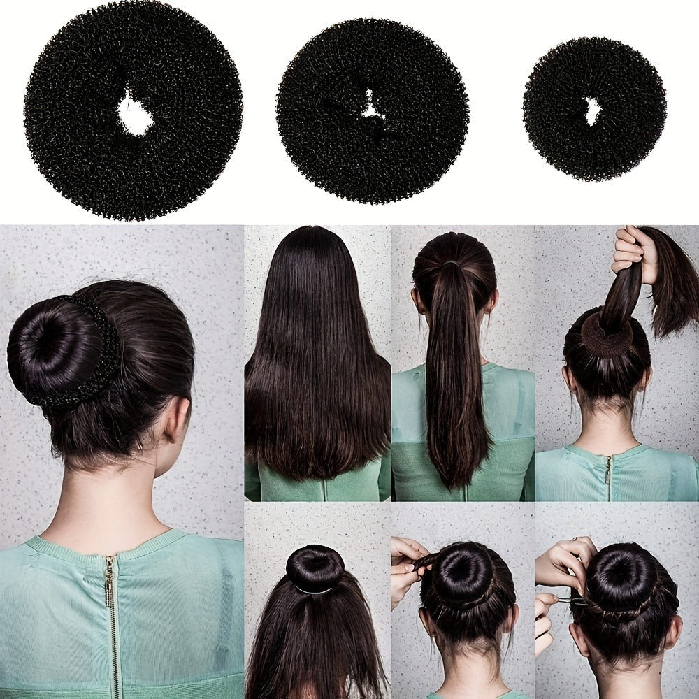 Hair Accessories 81-Piece Styling Kit with Bun Makers, Curlers, Clips, Pins and Braiding Tools — image 3