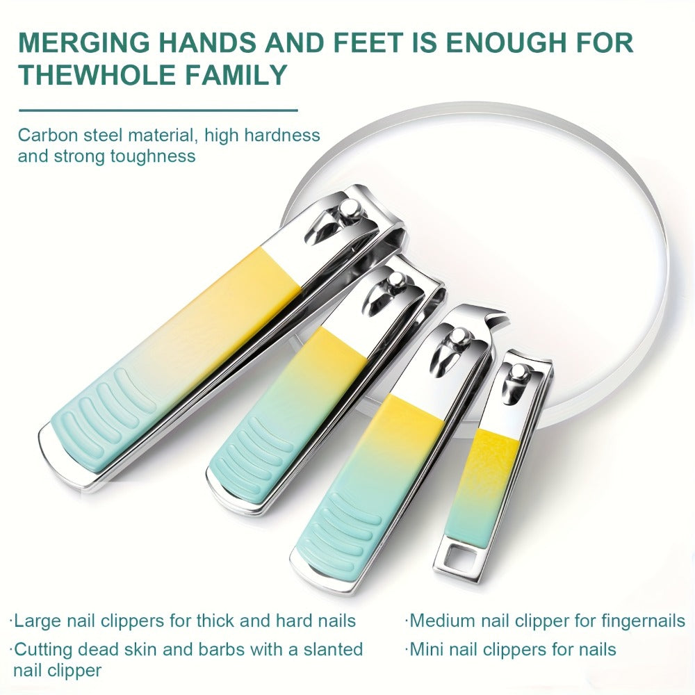 Eighteen-Piece Manicure and Pedicure Kit with Gradient Case, Clippers, Scissors, Files and Pushers — image 7