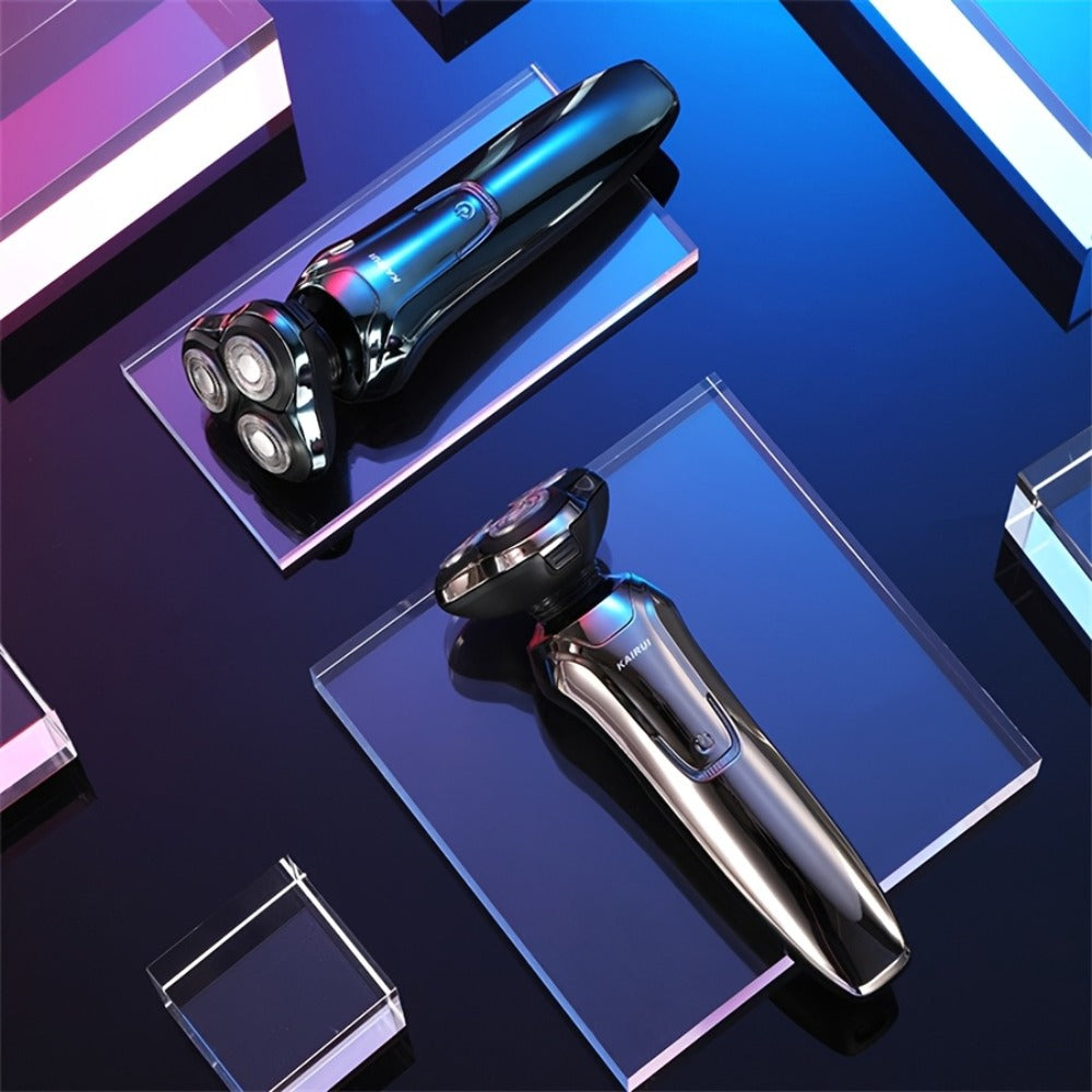 Electric Shaver 4D Floating Triple-Blade Razor with Wet/Dry Waterproof Use, LED Display and Type-C Charging — image 3