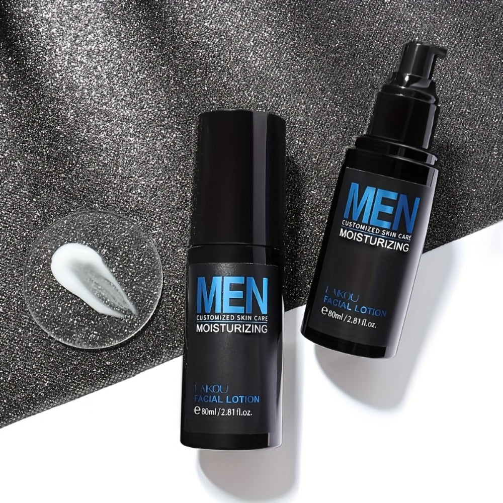 Skincare Set with LAIKOU Label, 4 Men’s Products with Cleanser Toner Lotion and Tone-Up Cream — image 3