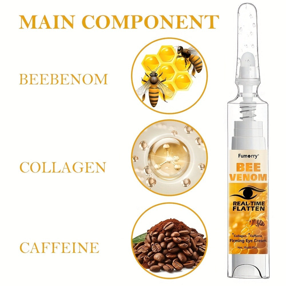 Bee Venom, Caffeine and Collagen Eye Cream Pen with White-and-Gold Body and Precision Dispenser Tip — image 9
