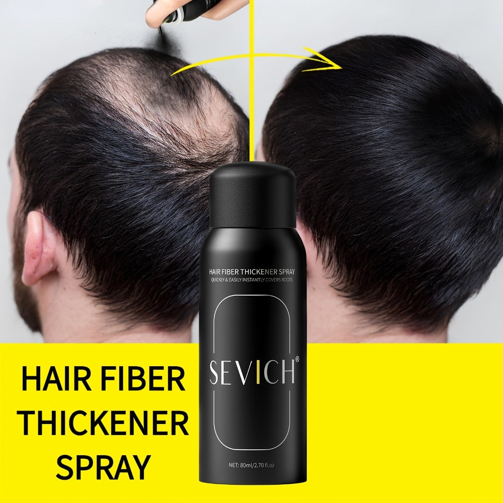 Root Cover Up Spray 80ml Instant Gray Hair Concealer with Plant-Based Fibers, Transfer-Resistant No-Mark Formula — image 1