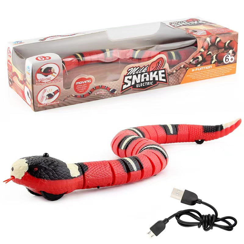 USB Rechargeable Interactive Cat Toy with Smart Sensing, an Automatic Electronic Snake for Kittens' Indoor Play. - V.I.P Digital Presence