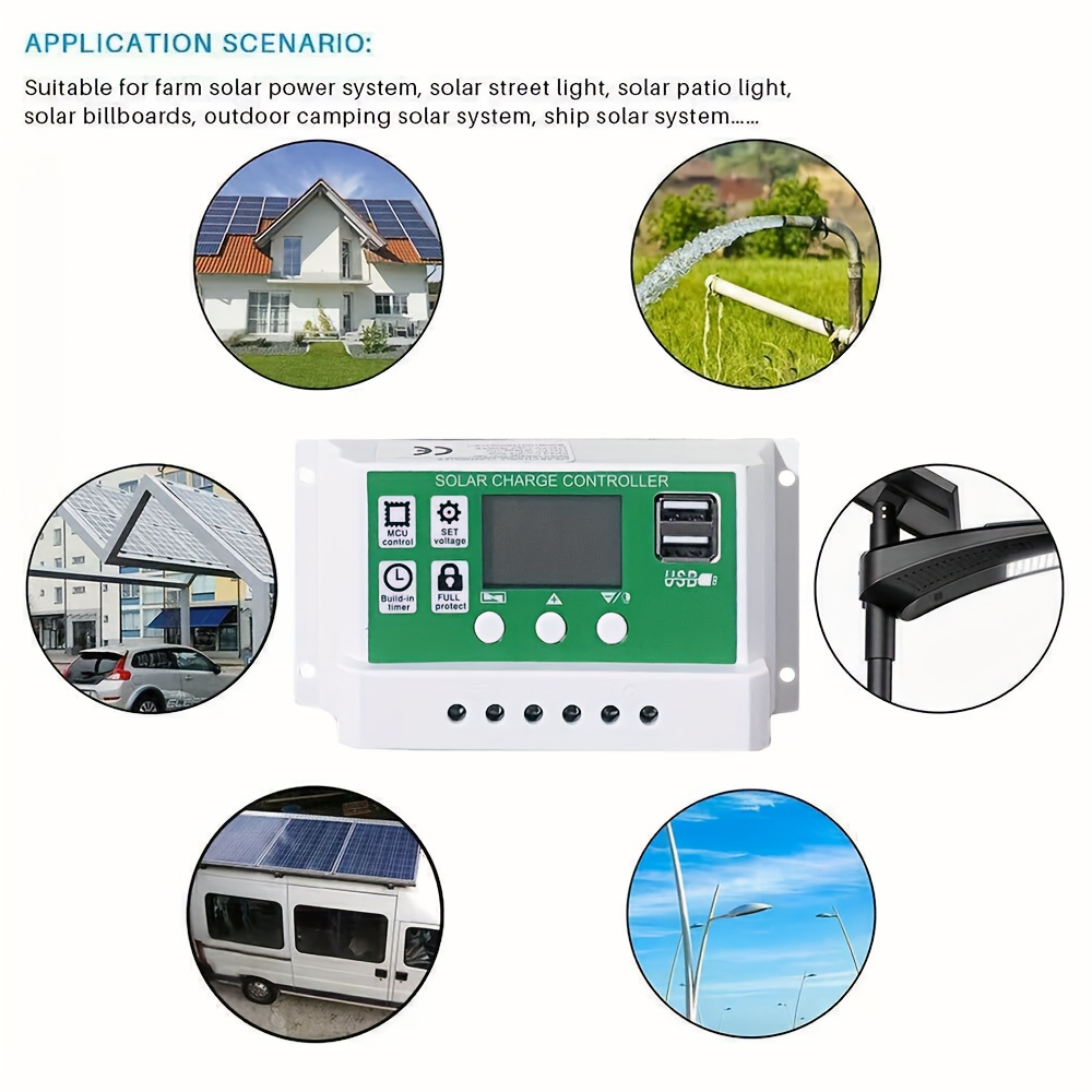 60-Watt Monocrystalline Solar Charging Kit with Green Controller and One- or Two-Panel Options — image 10