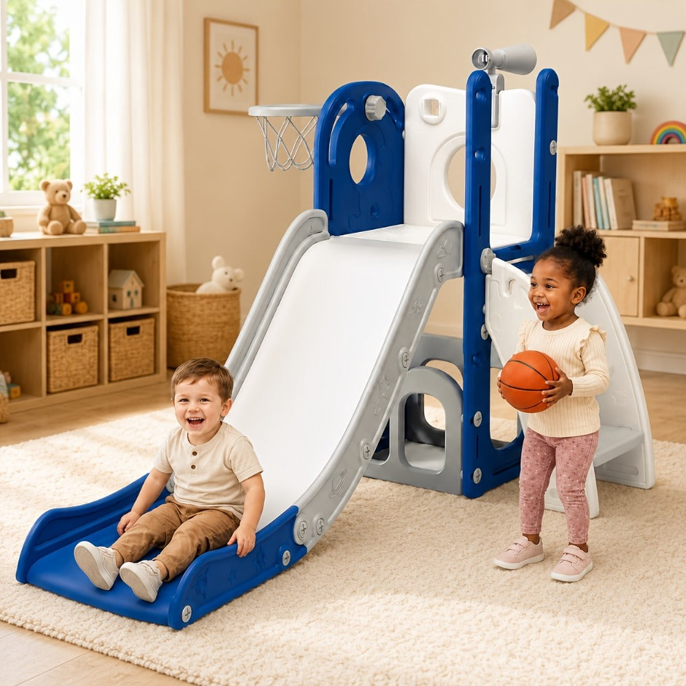 Toddler Slide & Climber Playset L-Shaped Indoor Outdoor Playground with the Listed Color, Size or Set Options for Everyday Us