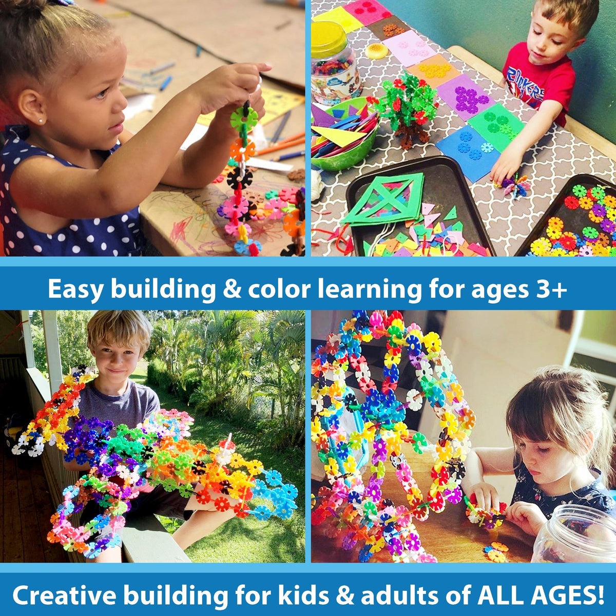 Brain Flakes Interlocking Disc Building Set 500 Pcs with the Listed Color, Size or Set Options for Everyday Use — image 3