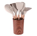 10 Pieces Kitchen Tools Set Wooden Handle Cooking Kitchen Utensil Set Silicone Utensils - V.I.P Digital Presence