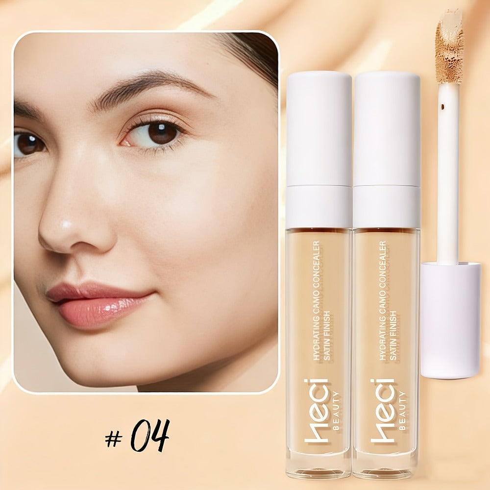 Liquid Concealer and Contour Stick Set 2 Pcs Buildable Coverage Pore Minimizing, for Makeup, Travel and Everyday Vanity Use —