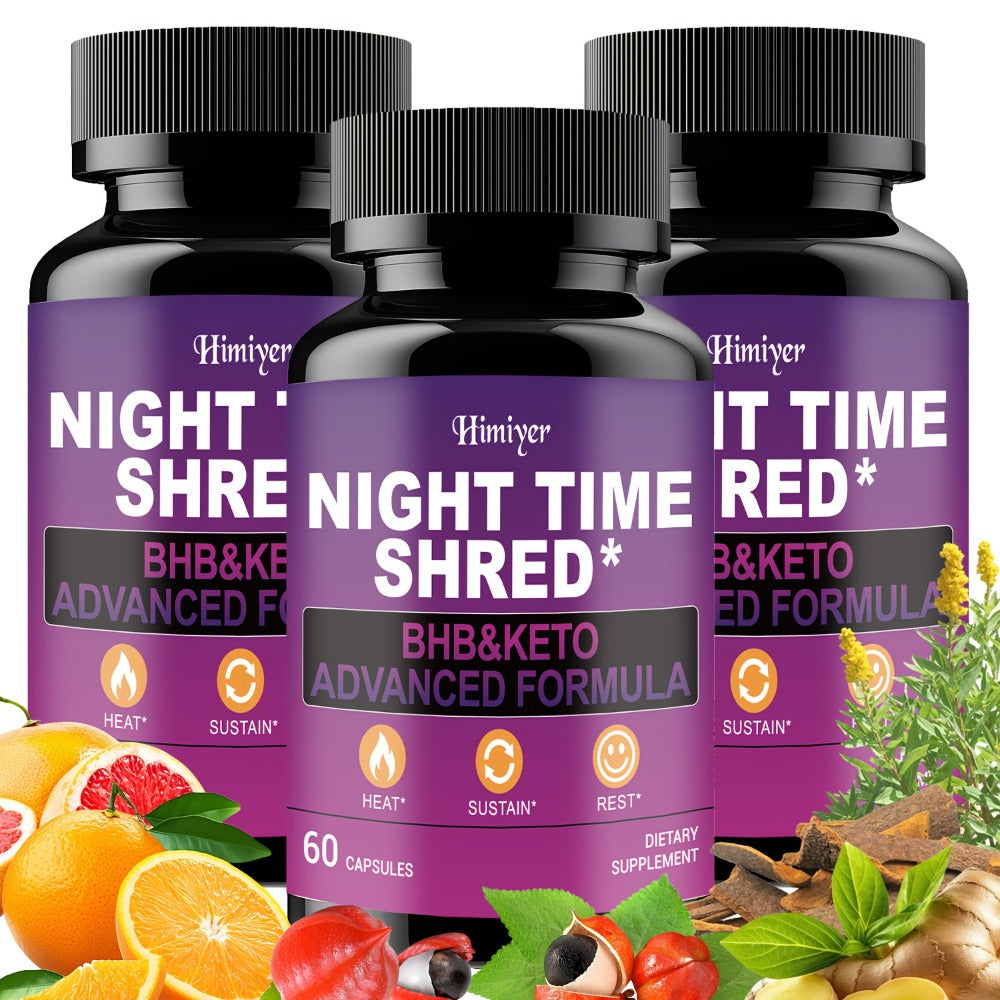 Night Time Fat Burner for Women, Shred Mask Capsules with Caffeine, Goji Berries & Dandelion Root — image 5