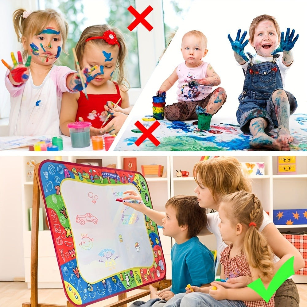 Water Doodle Mat for Toddlers Kids with 2 Water Pens with the Listed Color, Size or Set Options for Everyday Use — image 7