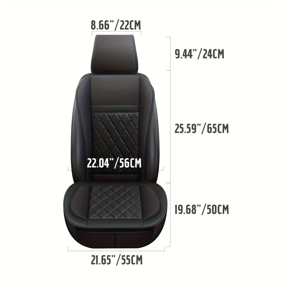 Car Seat Covers Front Pair with Full-Surround High-Back Design and Fifteen Color or Pattern Options — image 43