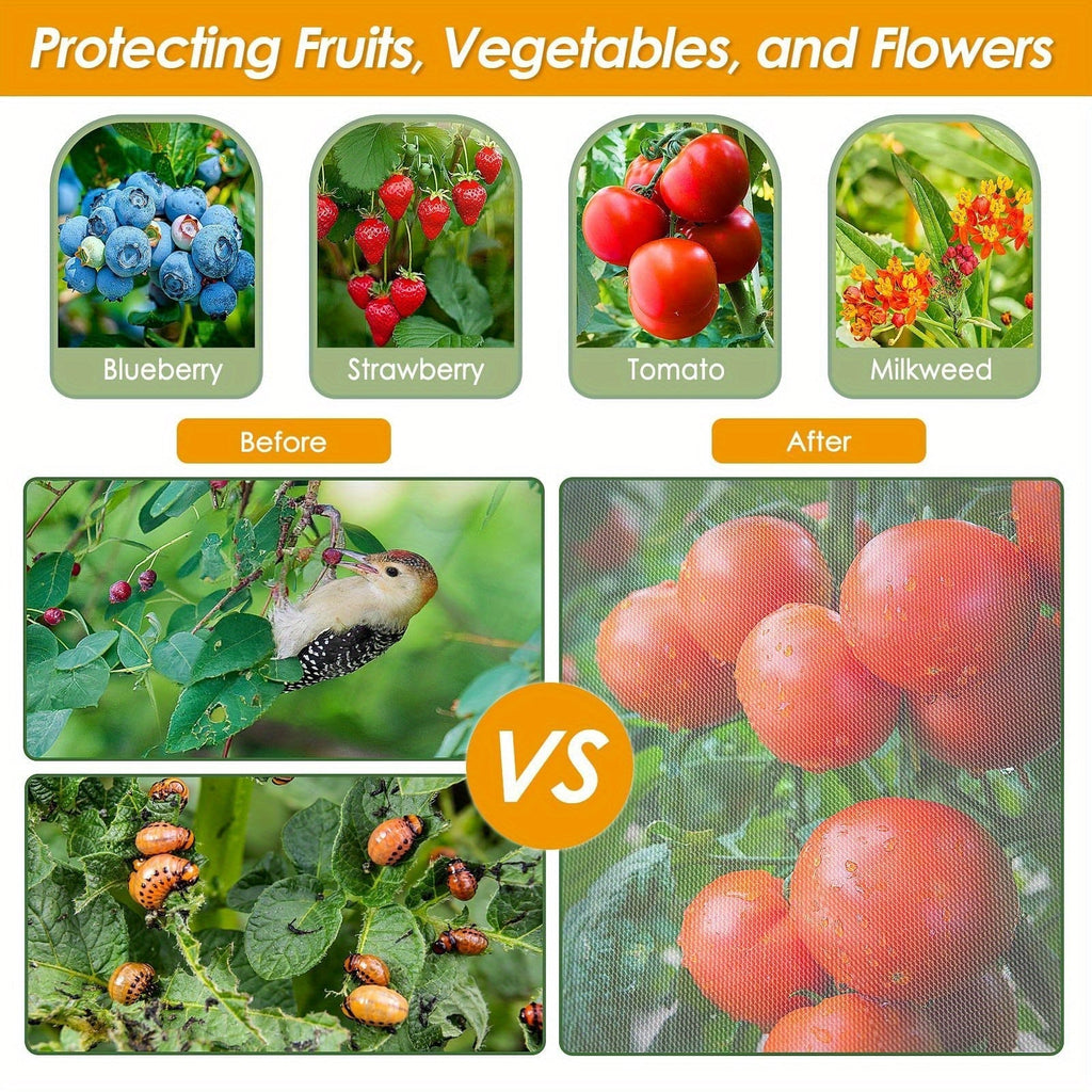 Garden Netting | Plant Protection Bags Drawstring Insect Bird Barrier — image 6