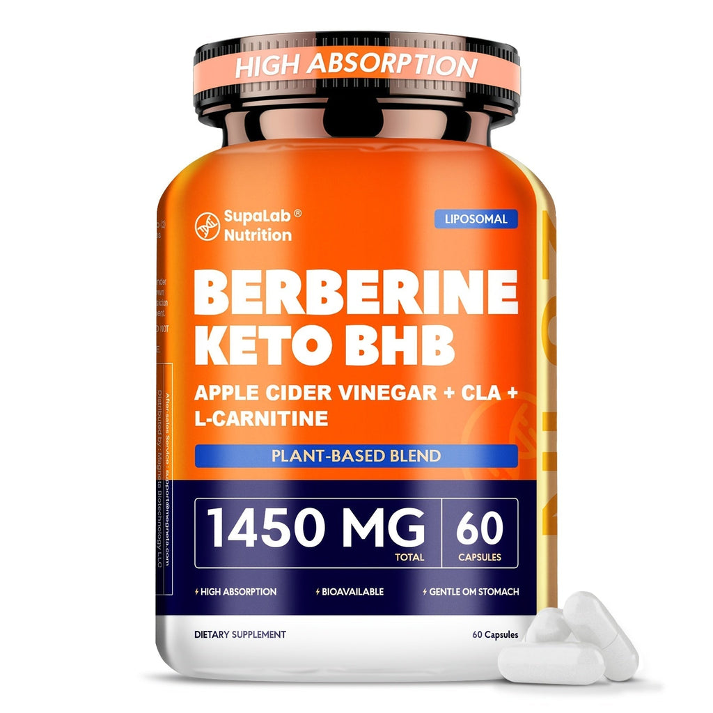 Herbal Weight Loss Capsules with White Kidney Bean & Berberine, Gut Health, Daily Energy & Body Reshape Diet Supplement for W