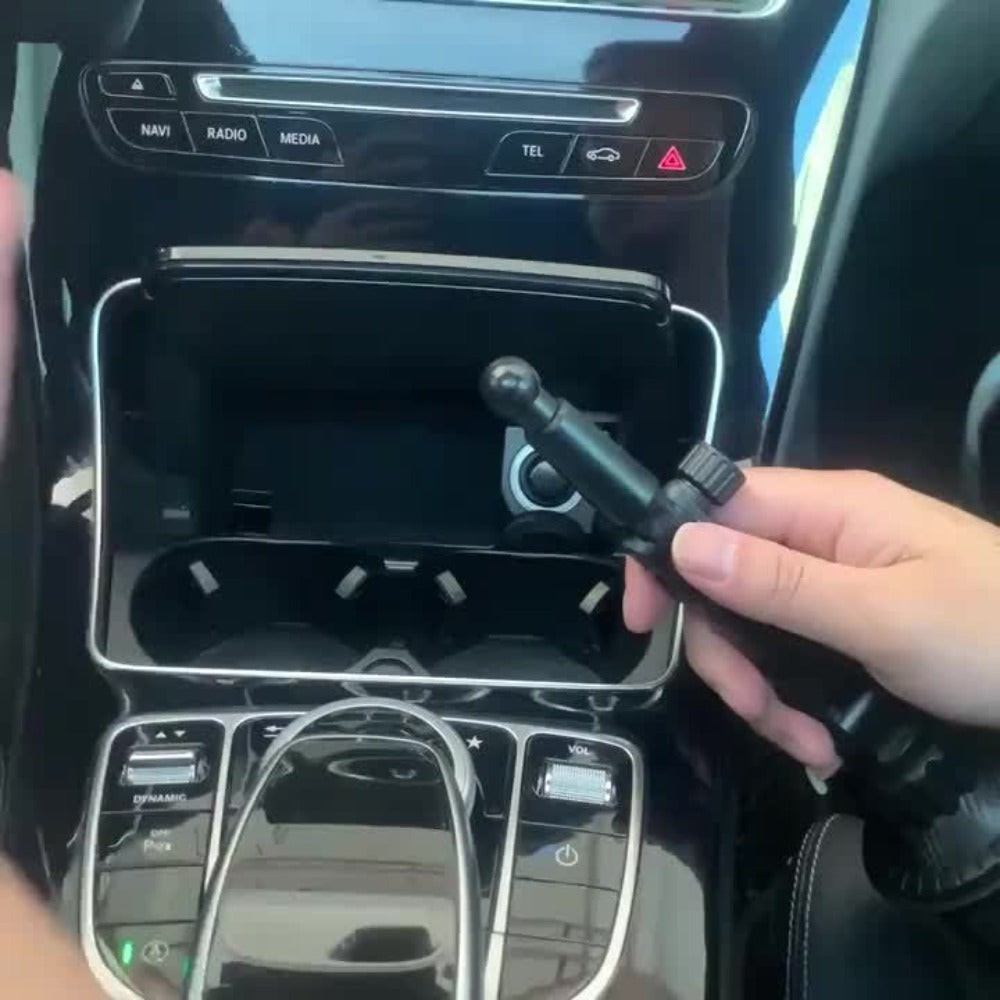 Car Cup Holder Phone & Tablet Mount – Adjustable Angle Multi-Functional Universal Vehicle Mount for Smartphones and Tablets |