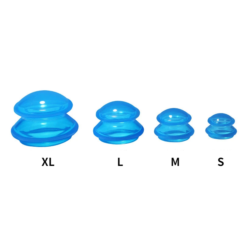 Silicone Cupping Set Suction cups Vacuum Suction Jars Therapy Slimming Body Face Massage Cupping Anti Cellulite Weight Loss - V.I.P Digital Presence