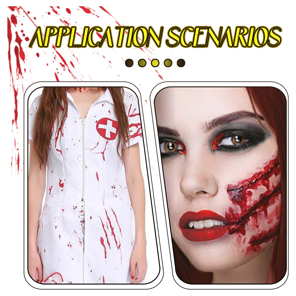 Halloween Plasma Props, Plasma Spray Fake Blood Vampire Zombie Blood Simulation Parody Makeup Props