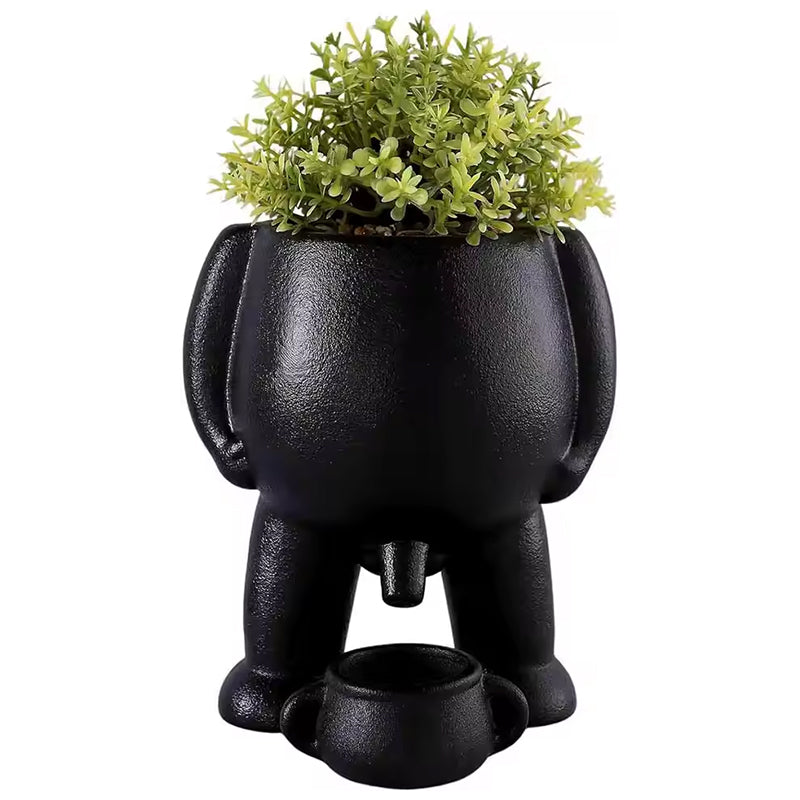 Funny Peeing Vase Planter: A Whimsical Decor Piece for Your Home or Garden. Ideal for Succulents and Makes a Great Novelty Gift! - V.I.P Digital Presence