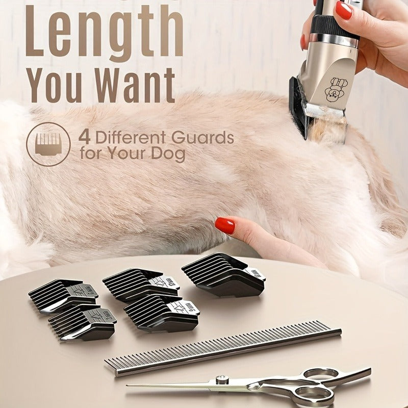 Pet Hair Clipper, USB-Rechargeable Cordless Trimmer with Adjustable Comb and Four Package Options — image 18