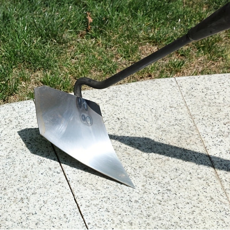 Garden Cultivator Manganese Steel Hand Plough Thickened Triangular Hoe for Plowing, Soil Loosening — image 10