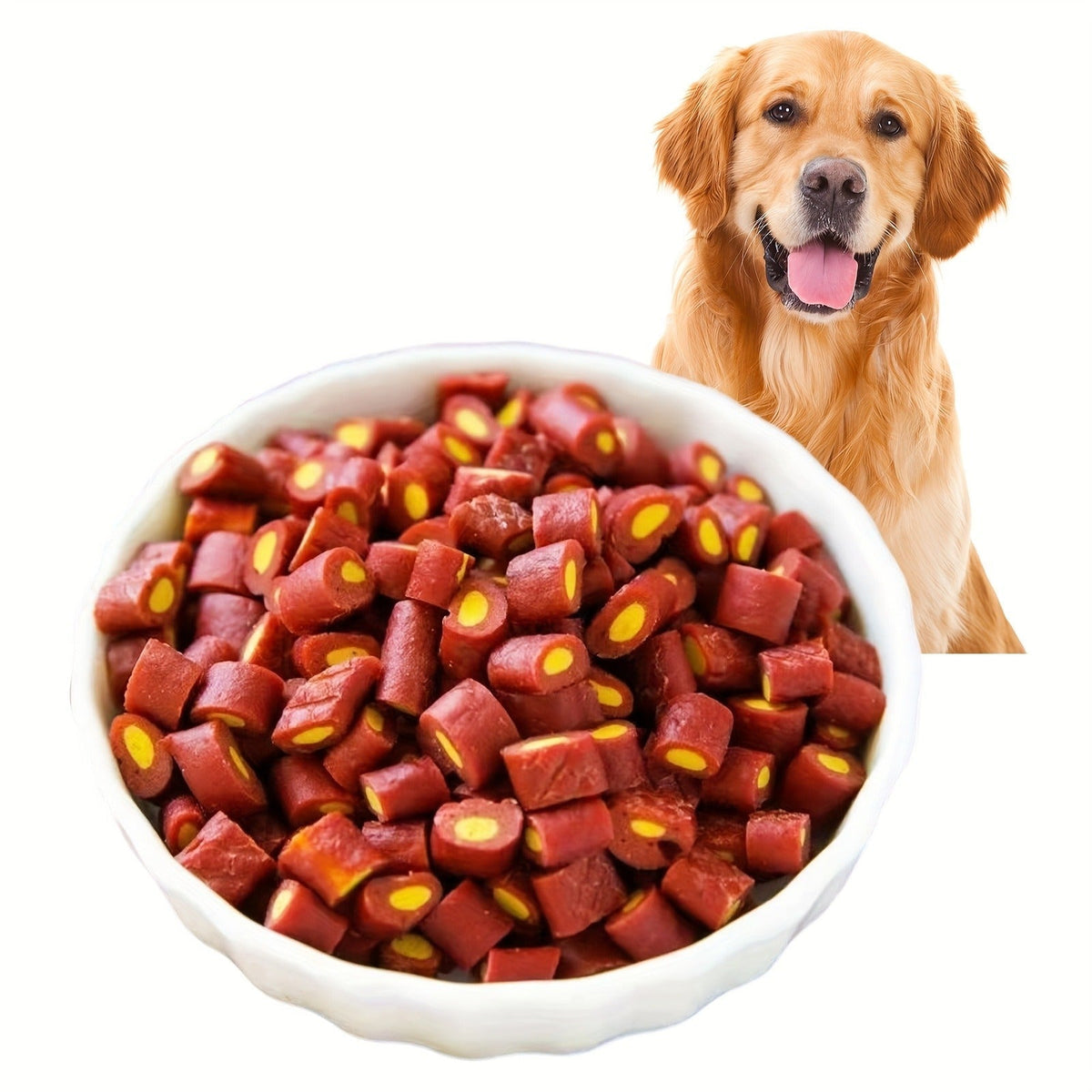 Dog Treats Beef Tendon Strips, Beef Cubes and Egg Yolk Bites in Seven 150g Variety Options — image 26