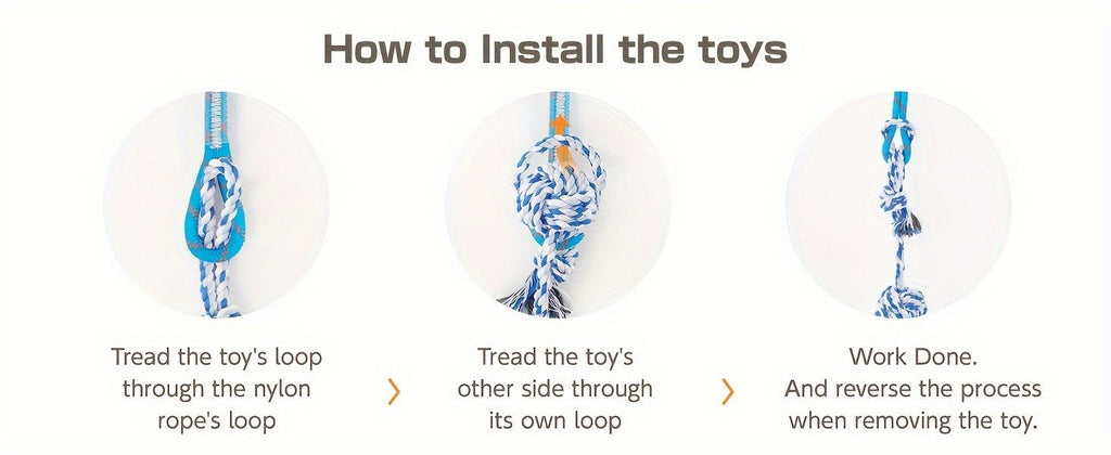 Dog Toy Telescopic Aluminum Flirt Pole with Reinforced Nylon Rope and Three Detachable Interactive Toys — image 14