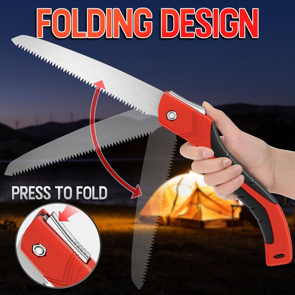 Folding Saw Portable Pruning 7-Inch SK5 Blade Collapsible Manual Wood Cutting Saw for Camping, Survival — image 9