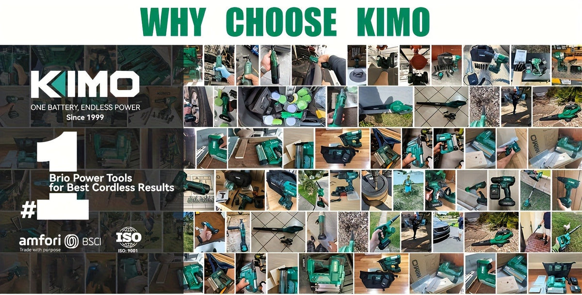 String Trimmer Cordless 2-in-1 Weed Wacker & Lawn Edger with Wheels, KIMO Brushless Motor 20000 RPM — image 10