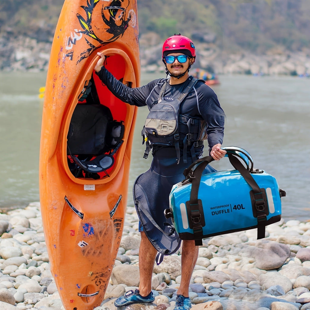 Waterproof Dry Bag Backpack – 40L / 60L Duffel for Kayaking, Camping, Paddle Board & Surfing | Men & Women — image 12