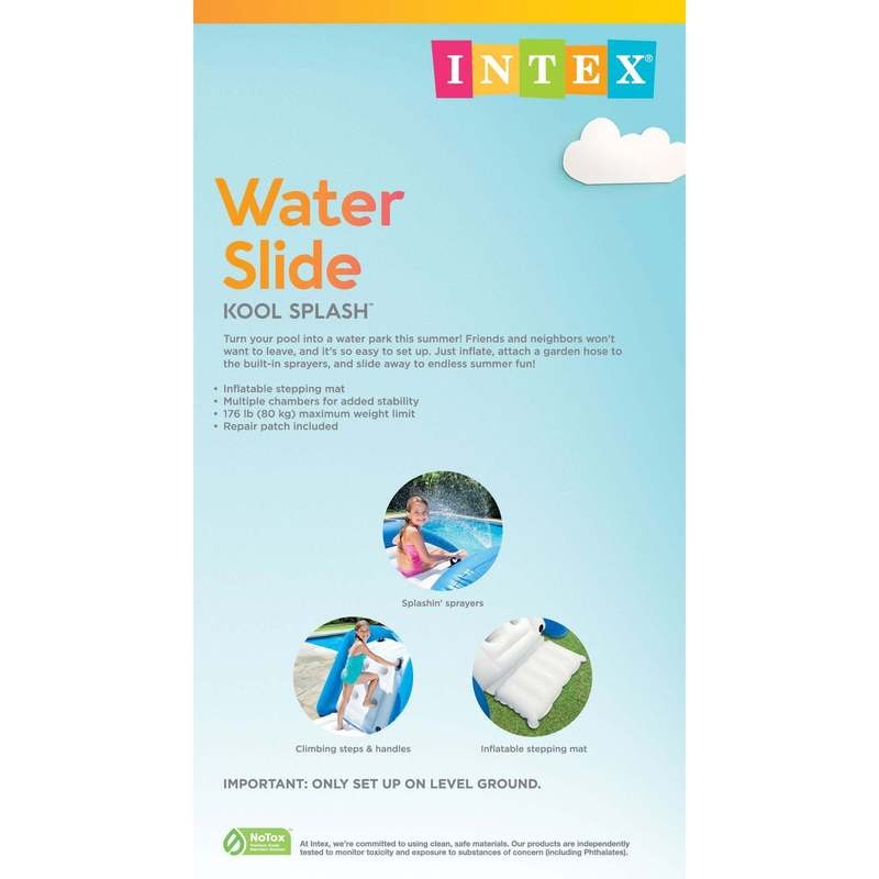 Inflatable Pool Water Slide for Kids, Backyard Water Slide with Built-in Sprinklers for Garden, Patio and Yard Use — image 10
