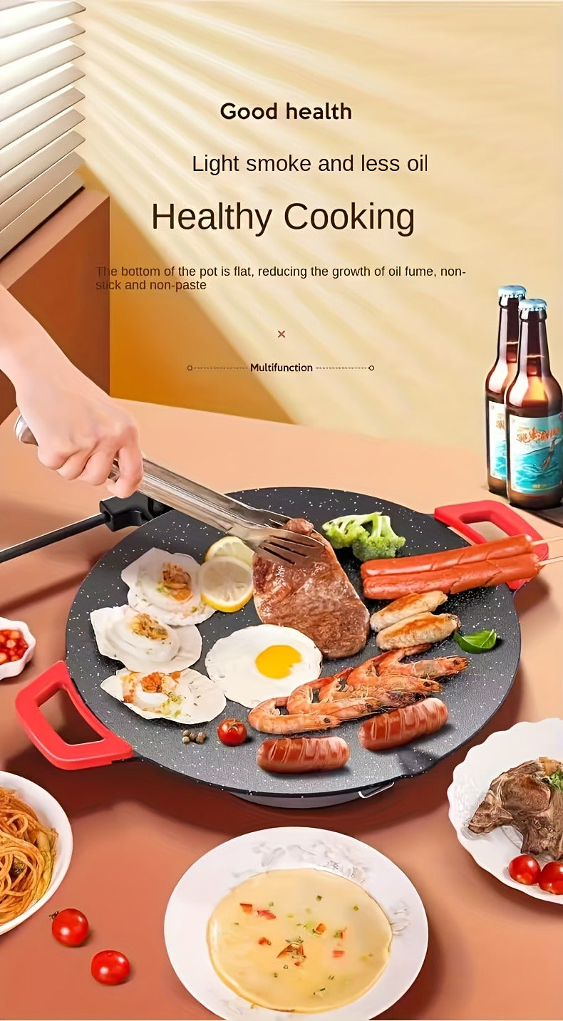 Smokeless Indoor Electric Grill Pan with Adjustable Temperature Control — image 10