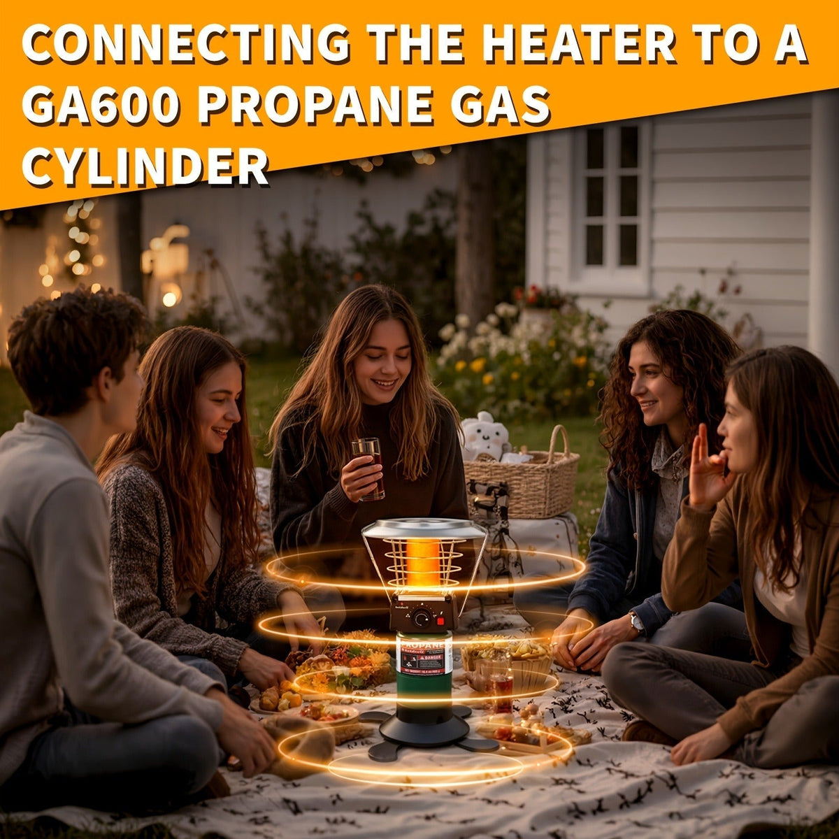 360-Degree Propane Heater with Four-Leg Base, Carry Handle, Pulse Ignition and Removable Top Plate — image 10