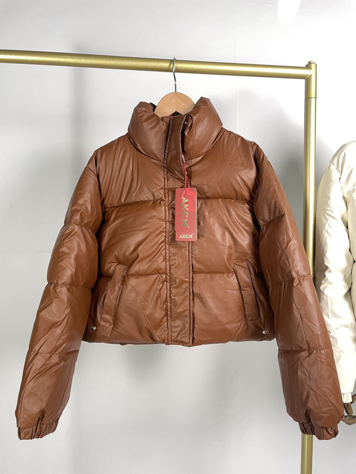 Candy Color Short Cotton Coat Jacket Women