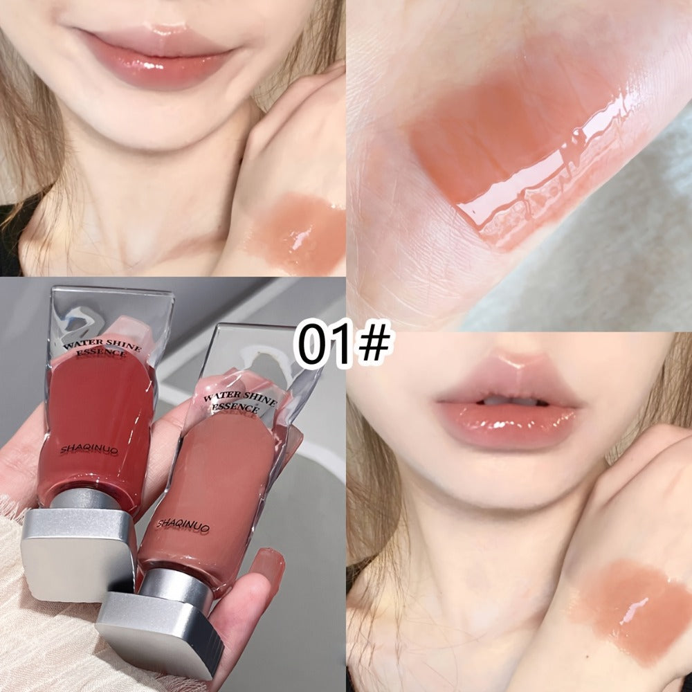 Five-Piece SHAQINUO Water-Shine Lip Gloss Set with Contoured Squeeze Tubes in Shades 01 through 05 — image 12