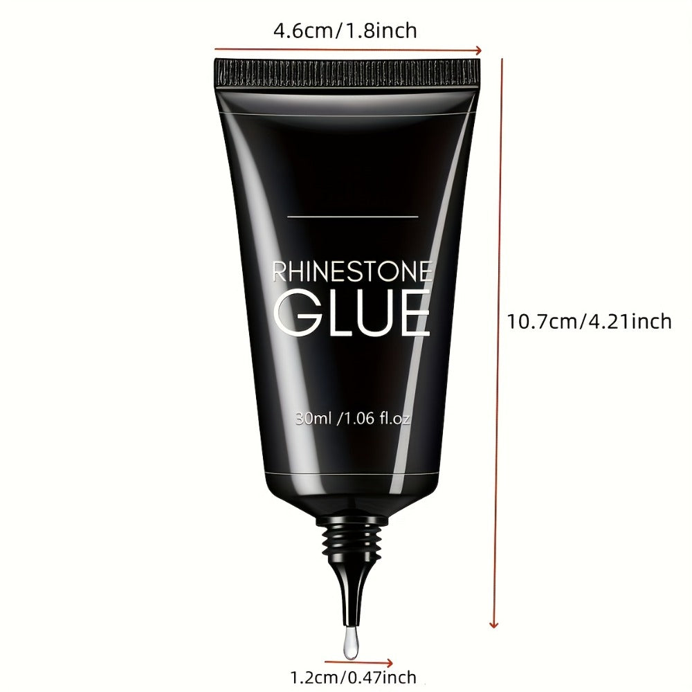 Nail Glue for Rhinestones 2pcs, LED Cured Gel Adhesive for 3D Charms, Gems & Bling Nail Art Decorations — image 4