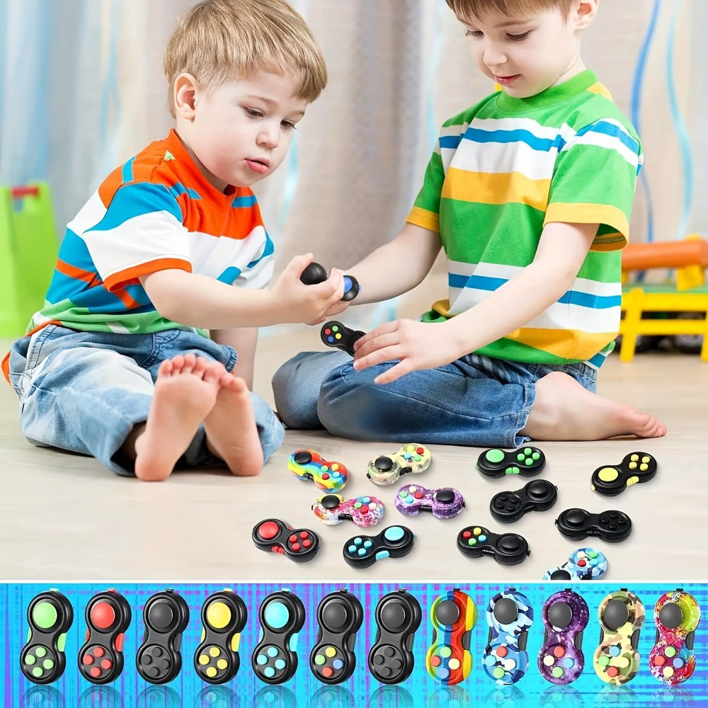 Handheld Fidget Controller Toy with Buttons, Roller, Switch and Seven-Color Checkout Assortment — image 6