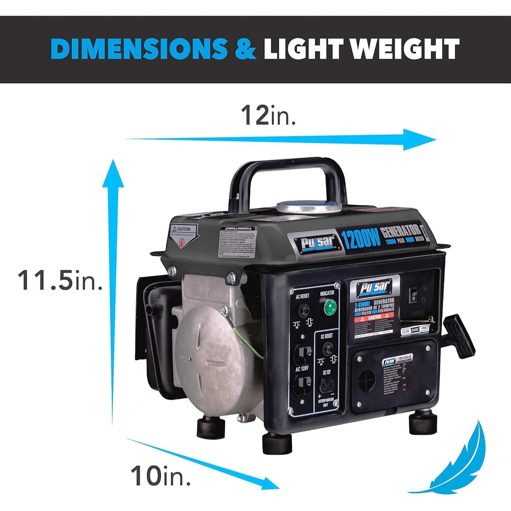 Portable Generator Gas Powered, Camping Emergency Tailgating Outdoor for Garden, Patio and Yard Use — image 13