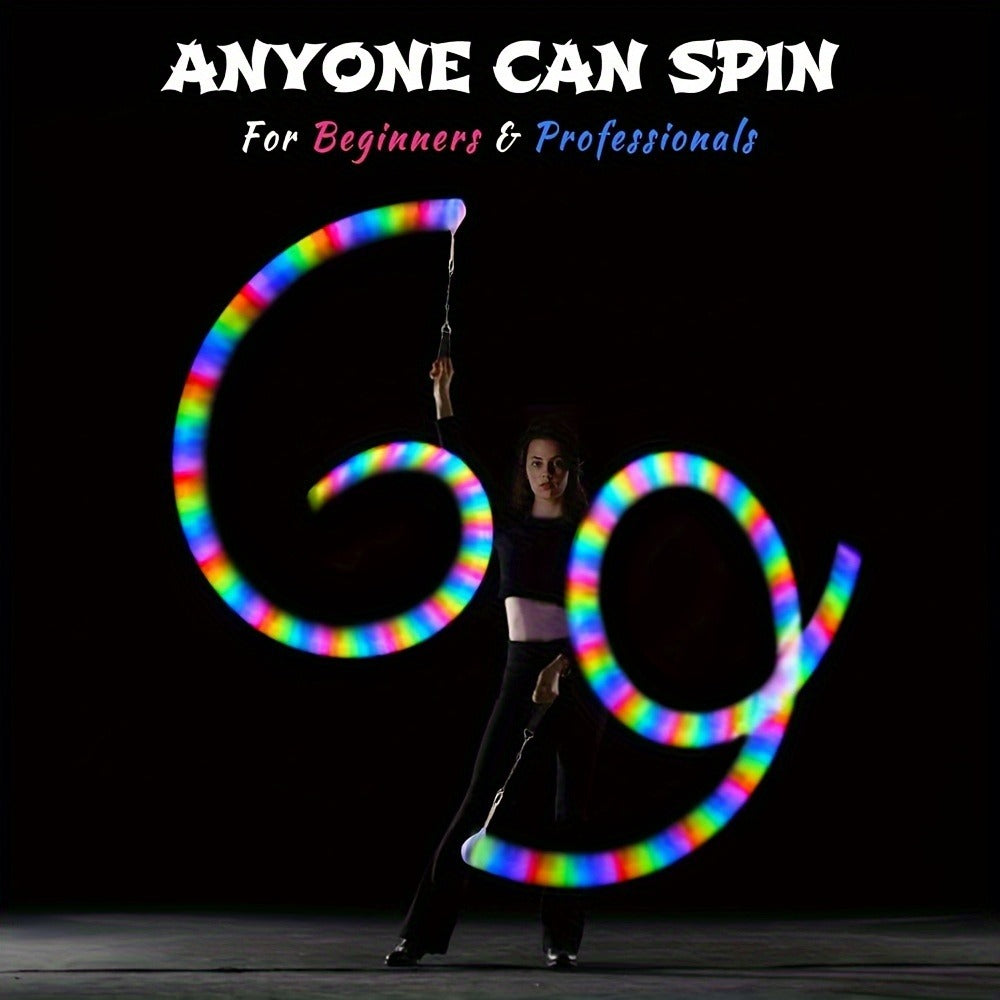 Glow Poi Balls LED Spinning Set 1 Pair with the Listed Color, Size or Set Options for Everyday Use — image 3