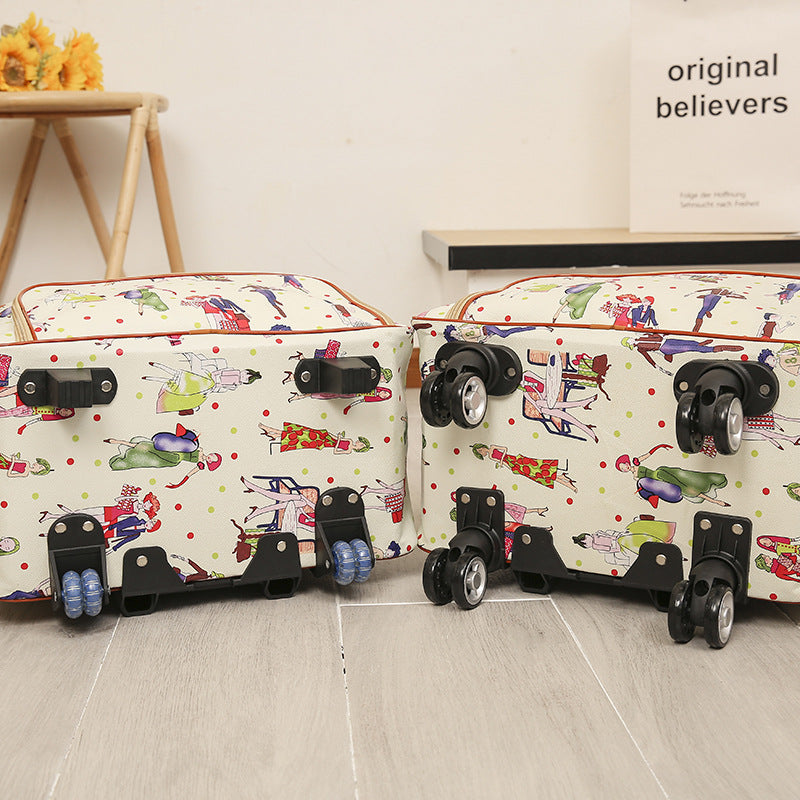 Trolley Bag Iron Tower Beauty Universal Wheels