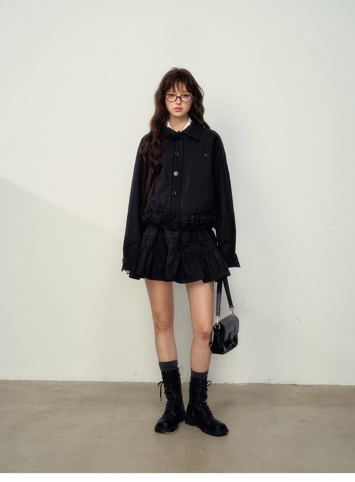 Lace Jacket Coat Heavy Industry Cake Dress Women